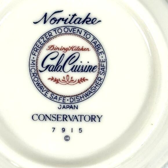 Noritake Conservatory Gala Cuisine 7915 Japan Tea Coffee Cup and Saucer Set! - Picture 9 of 9